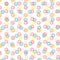 Round Hollow Circles Pattern Background
