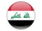 Round icon with flag of iraq