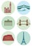 Round Icons of European Capital Cities