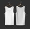 Round neck sleeveless t-shirt mock up