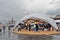 Round pavilion on the Red Square in Moscow.