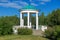 Round pavilion-rotunda in the park `Noble Nest`, Orel