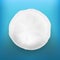 Round Pillow For Comfortable Relax Sleep Vector