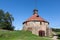 Round (Pugachev) tower. Korela. Priosersk. Russia.