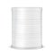 Round Ribbed White Glossy Tin Can For Baby Milk