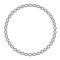 Round rope frame. Circle ropes, rounded border and decorative marine cable frame circles. Rounds cordage knot stamp or nautical