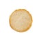 Round rusk, isolated on a white background