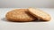 Round shortbread cookies