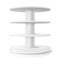 Round stand, shop display shelf isolated realistic