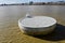 Round structure in garonne river Bordeaux france