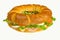 Round Sub Sandwich