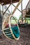 Round Swinging Chair Vertical View
