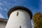 Round tower of Borovsky monastery. Pafnutyev-Borovsky Orthodox Monastery for Men