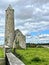 Round Tower at Clonmacnoise Monastery, County Offaly, Ireland