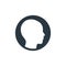 Round user profile avatar head illustrations. Stock Vector illustration isolated on white background
