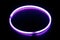 Round violet glow stick bracelet