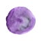 Round watercolor stain. Ultra violet, purple color