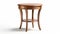 Round Wooden Side Table With Photorealistic Rendering