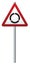 Roundabout Ahead Signpost