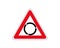 Roundabout Circulation sign line icon. roundabout road. Roundabout sign flat icon. Circular motion road sign icon