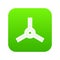 Roundabout icon digital green