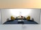 Rounded living space-3d rendering
