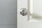 Roundly door knob lock handle home security close. The doorknob is being found that caused the COVID 19 infection