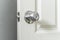 Roundly door knob lock handle home security close. The doorknob is being found that caused the COVID 19 infection