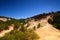 Roussillon, Vaucluse, France - view at the ochre rocks