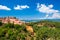 Roussillon village near Gordes, Provence, France