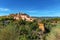 Roussillon village. One of the most impressive villages in France
