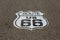 The Route 66 badge