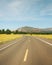 Route 66 with mountains in the background, near Flagstaff, Arizona