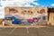 Route 66 Mural in Kingman Arizona USA