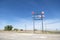 Route 66, Old Motel Cafe Sign, Travel