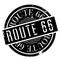 Route 66 rubber stamp