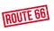 Route 66 rubber stamp