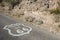 Route 66 Shield in Oatman USA