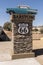 Route 66 sign at Barstow Station California