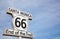 Route 66 sign in Santa Monica California
