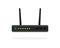 Router broadband. Modem wireless adsl router for wifi and internet. Icon for wireless network with gateway, switch, port antenna.