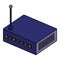 Router device isometric icon