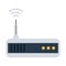Router flat clipart vector illustration