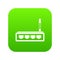 Router icon digital green