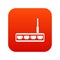 Router icon digital red