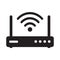 Router icon. Router related signal icon isolated