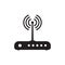 Router icon. Router related signal icon isolated