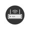 Router Modem Wifi Icon Vector Illustration flat