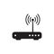 Router related signal icon isolated