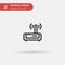 Router Simple vector icon. Illustration symbol design template for web mobile UI element. Perfect color modern pictogram on